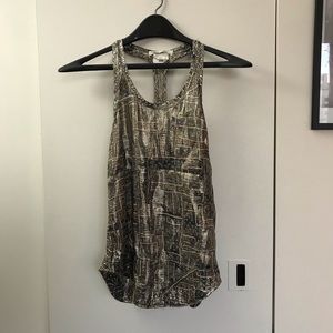 Isabel Marant X H&M Gold Top with Metallic Detail